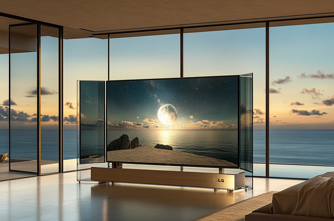 Transparente Zukunft: LG bringt OLED-Fernseher heraus