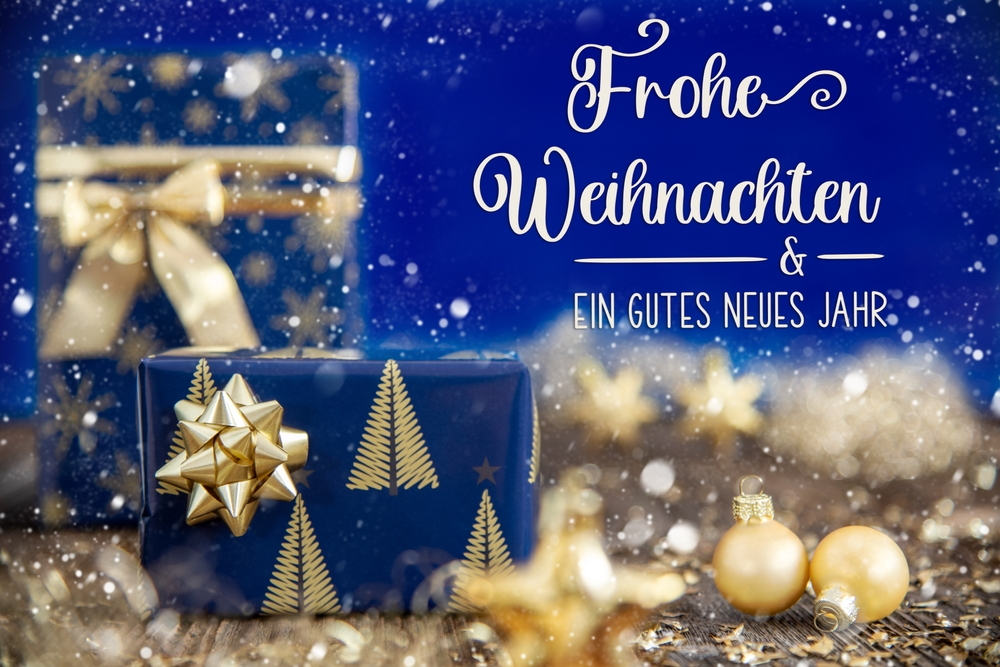 Weihnachtsgrüße und die besten Wünsche für 2026