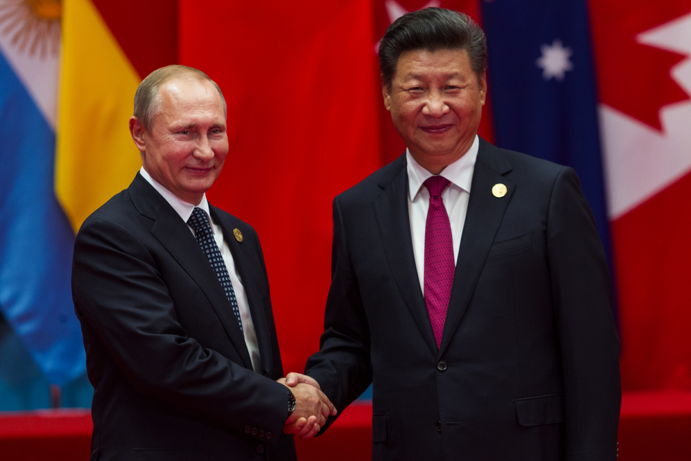 Xi und Putin in Geschlossenheit, aber nicht gleichrangig